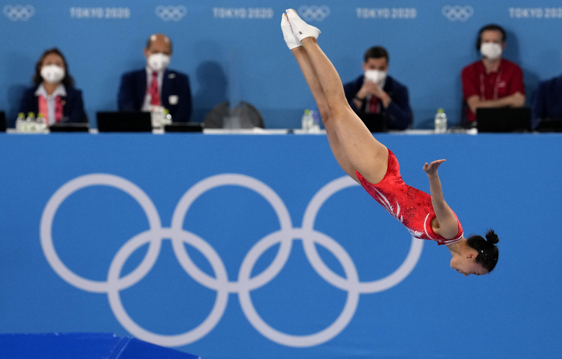 APTOPIX Tokyo Olympics Trampoline